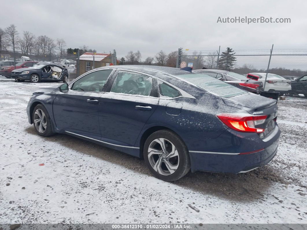 2018 Honda Accord Ex Blue vin: 1HGCV1F44JA158112