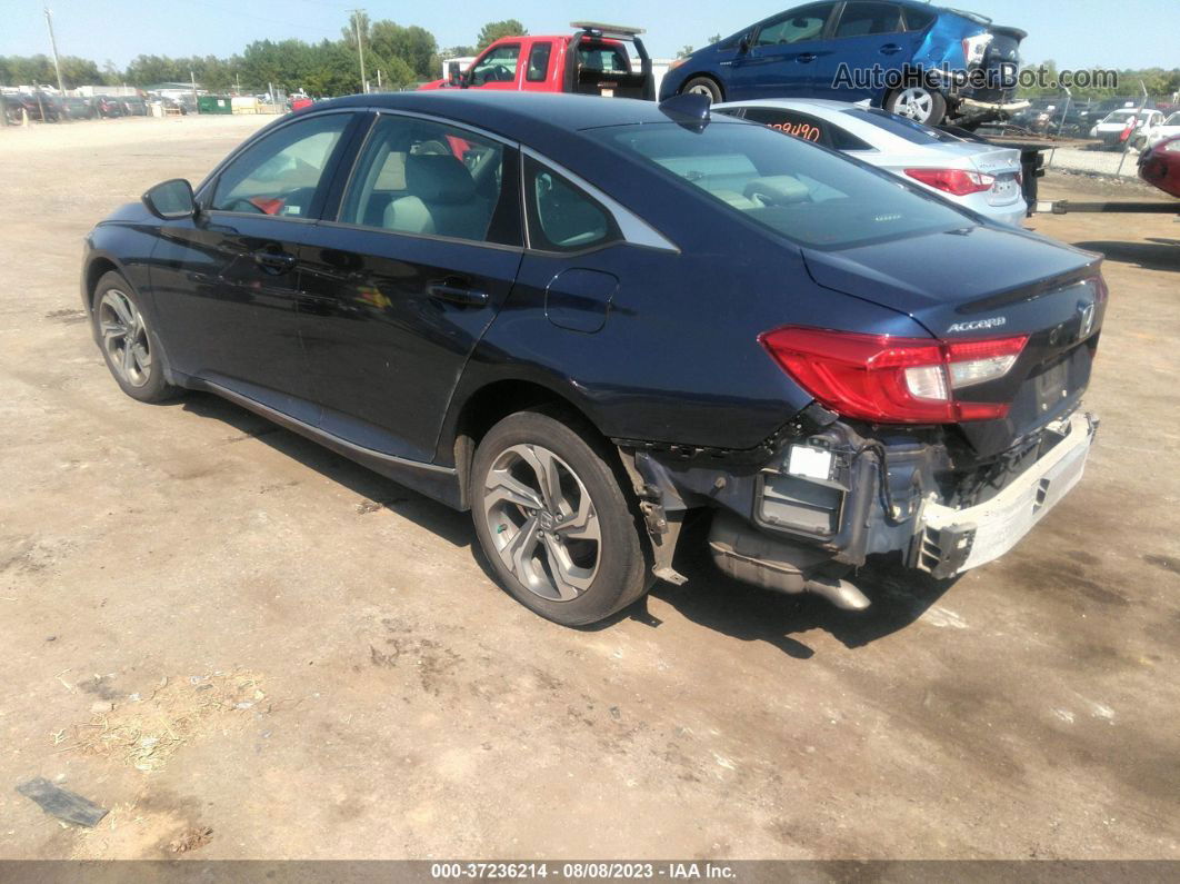 2019 Honda Accord Sedan Ex 1.5t Blue vin: 1HGCV1F44KA055662