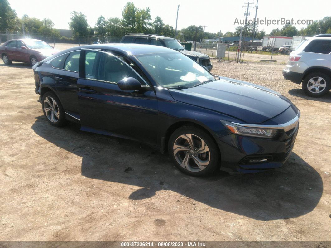 2019 Honda Accord Sedan Ex 1.5t Blue vin: 1HGCV1F44KA055662