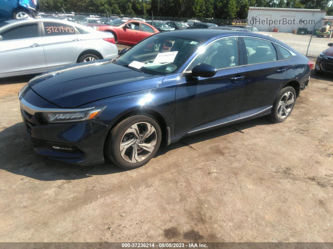 2019 Honda Accord Sedan Ex 1.5t Blue vin: 1HGCV1F44KA055662