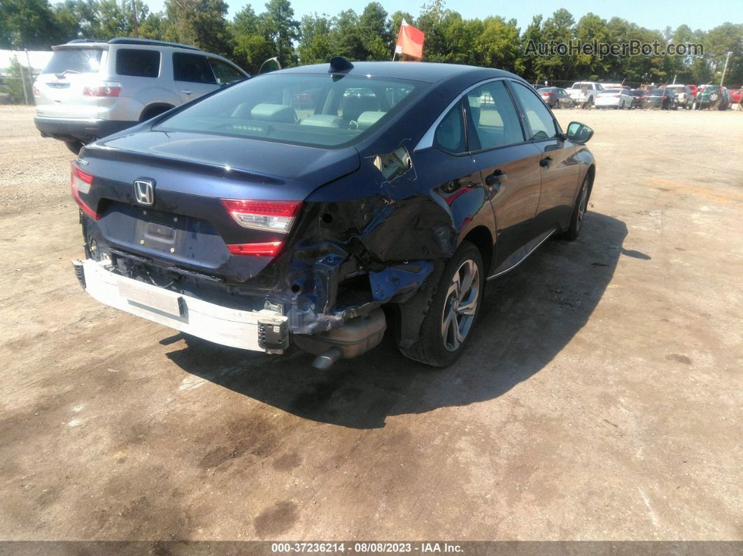 2019 Honda Accord Sedan Ex 1.5t Blue vin: 1HGCV1F44KA055662