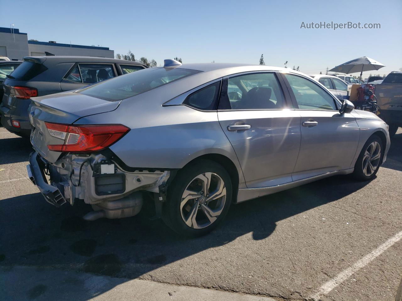 2019 Honda Accord Ex Silver vin: 1HGCV1F44KA077919