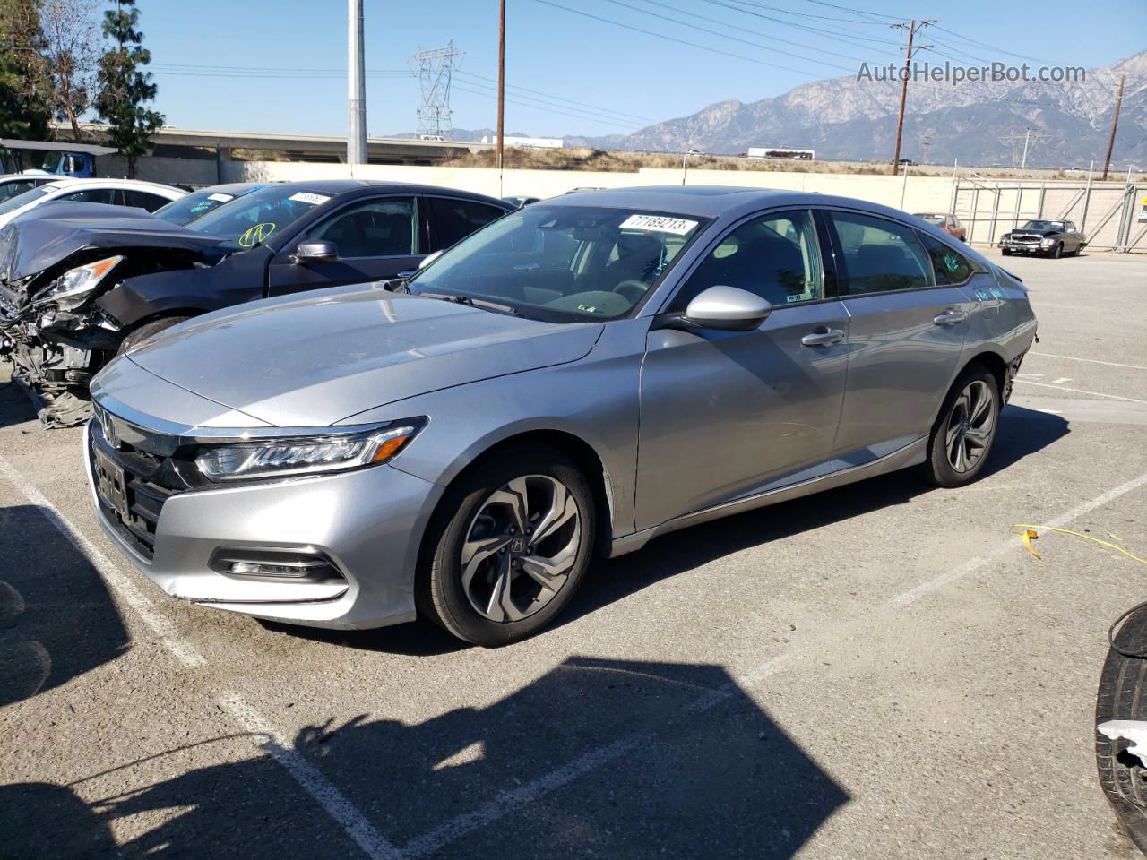 2019 Honda Accord Ex Silver vin: 1HGCV1F44KA077919