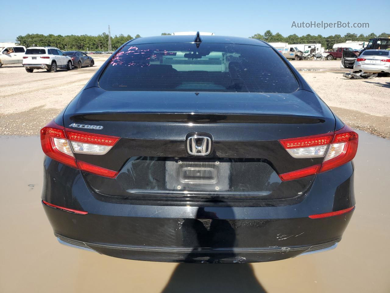 2019 Honda Accord Ex Black vin: 1HGCV1F44KA083459