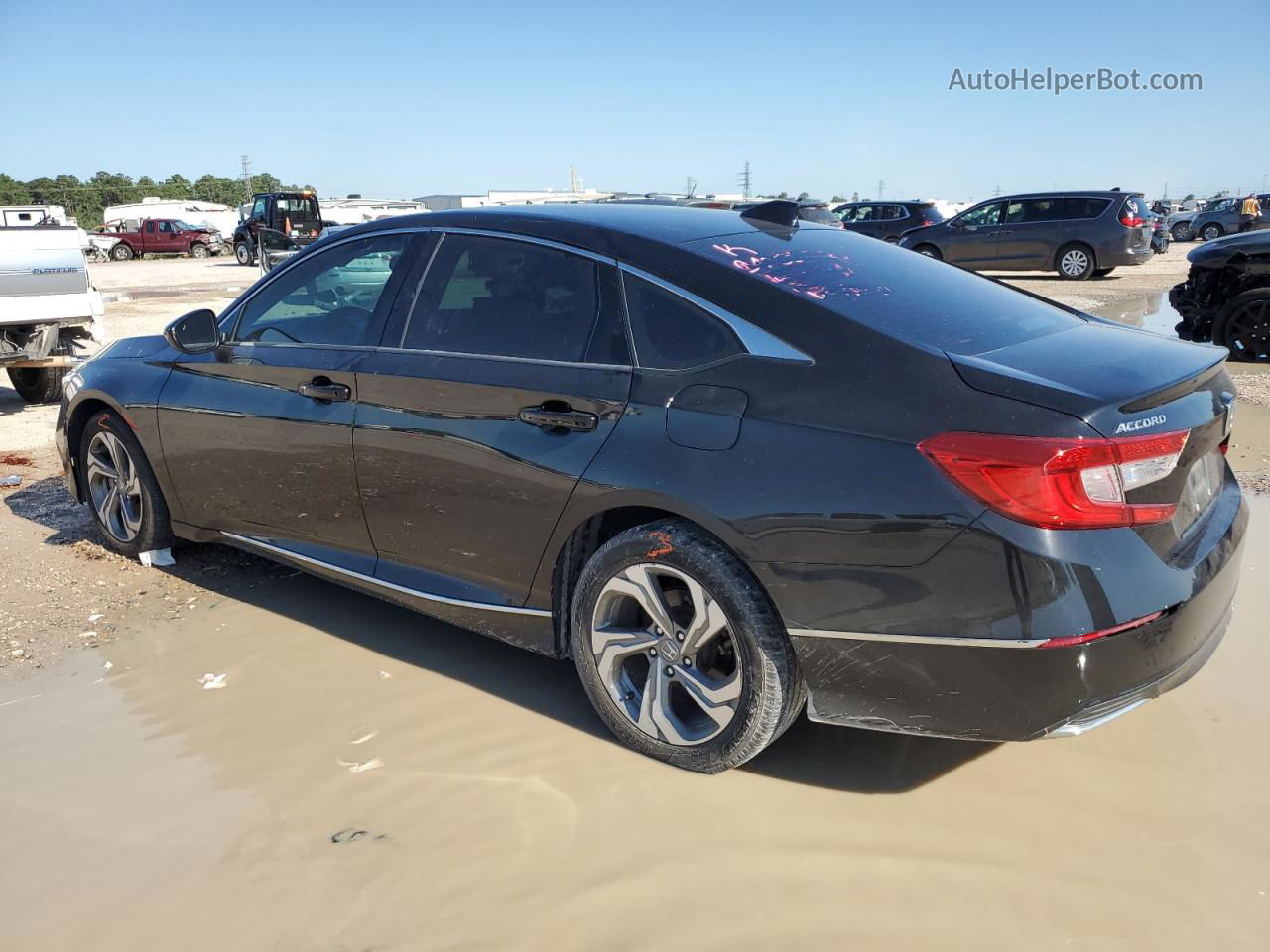 2019 Honda Accord Ex Black vin: 1HGCV1F44KA083459