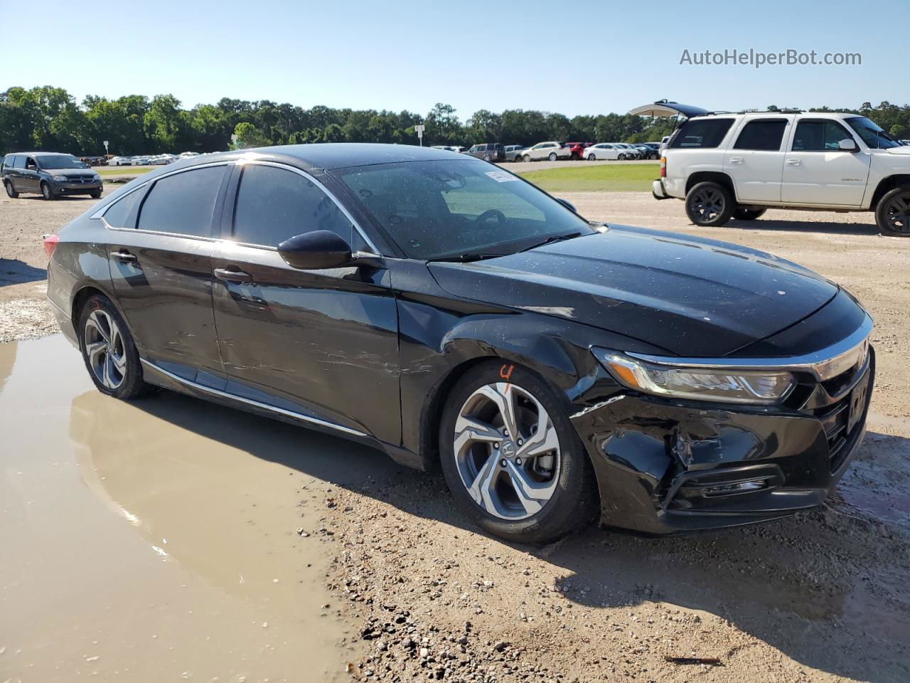 2019 Honda Accord Ex Black vin: 1HGCV1F44KA083459