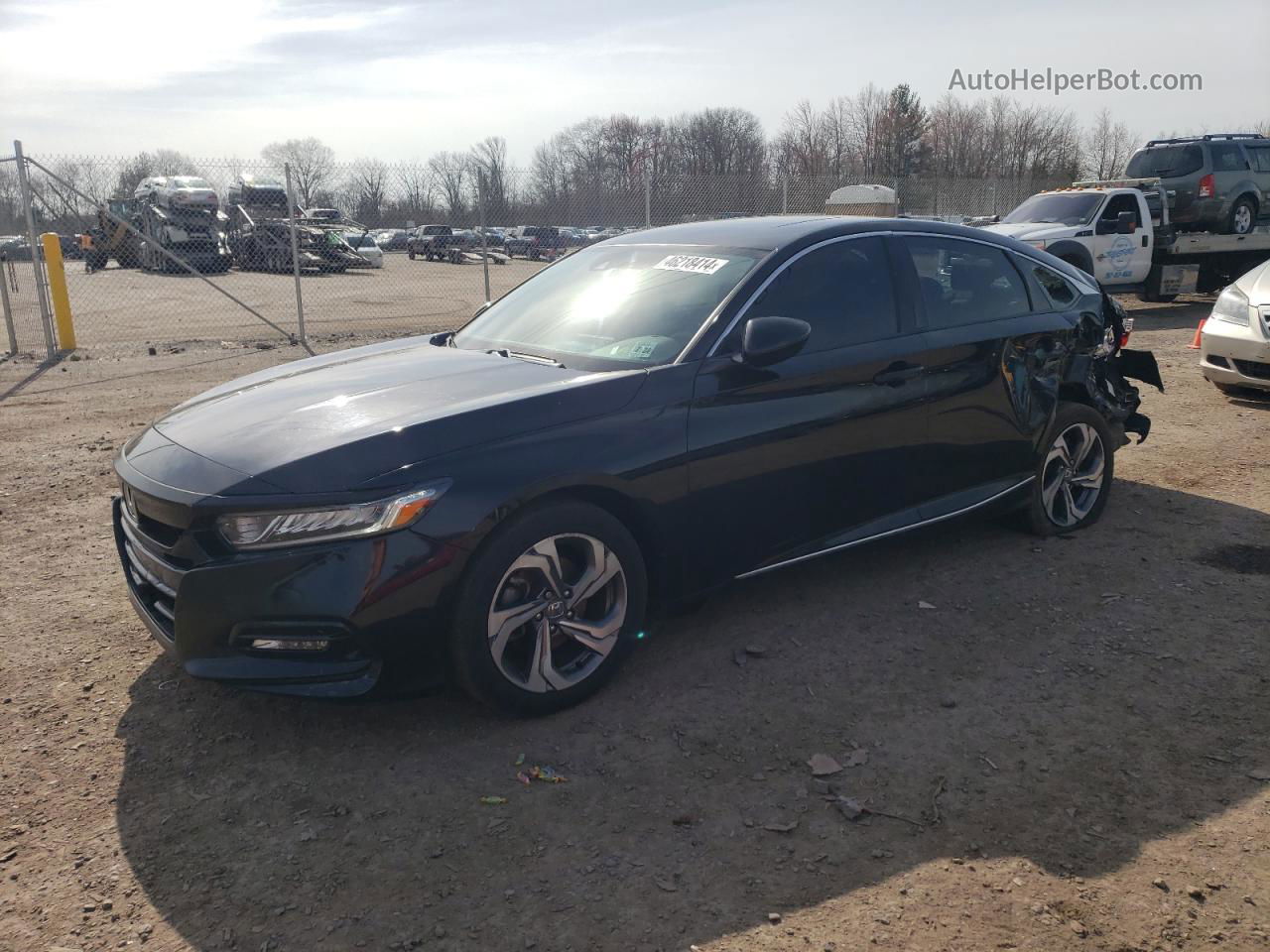 2019 Honda Accord Ex Black vin: 1HGCV1F44KA151131