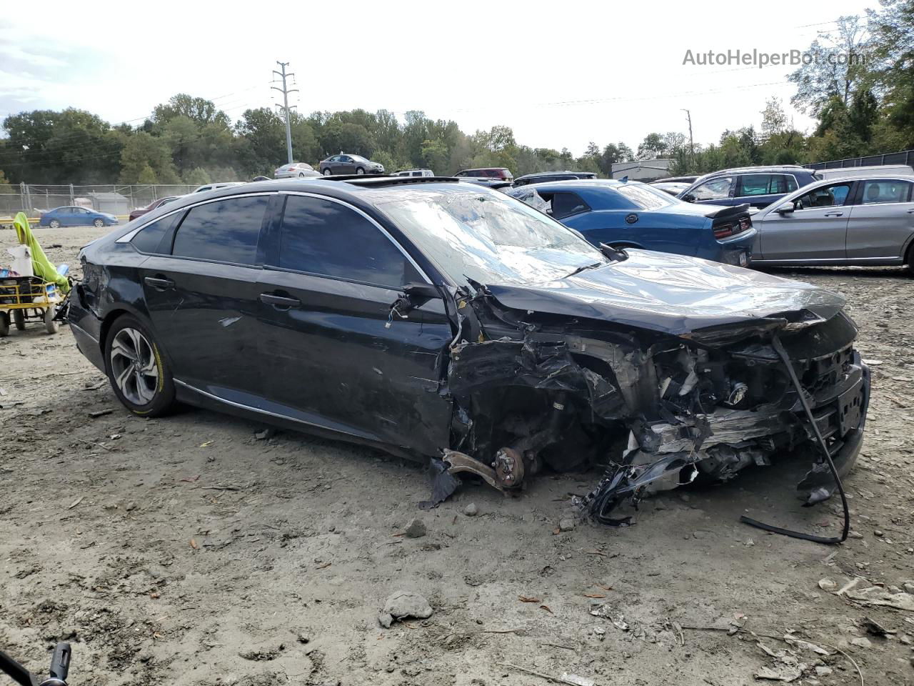 2019 Honda Accord Ex Black vin: 1HGCV1F44KA175011