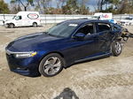 2018 Honda Accord Ex Blue vin: 1HGCV1F45JA112322