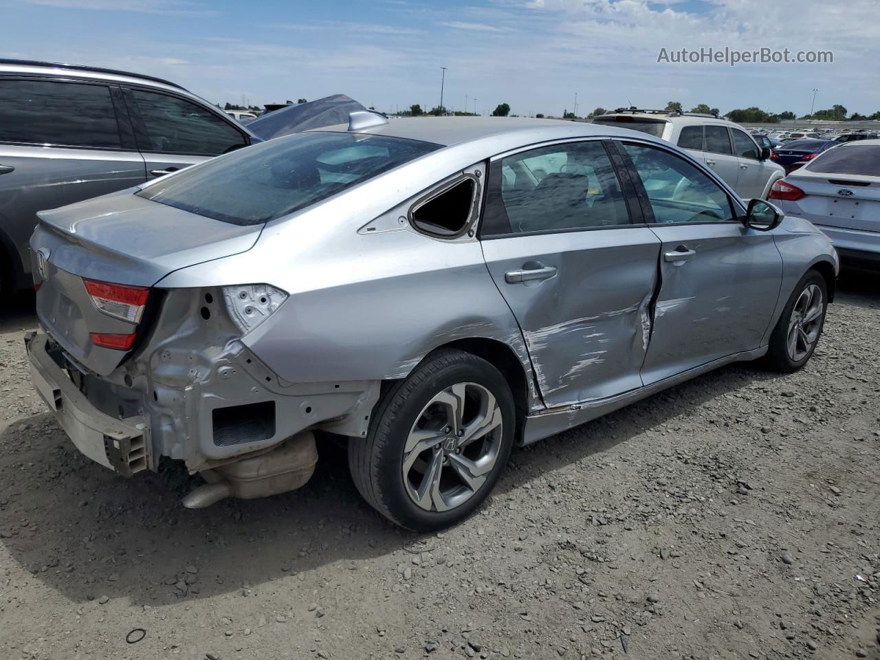 2019 Honda Accord Ex Silver vin: 1HGCV1F45KA048350