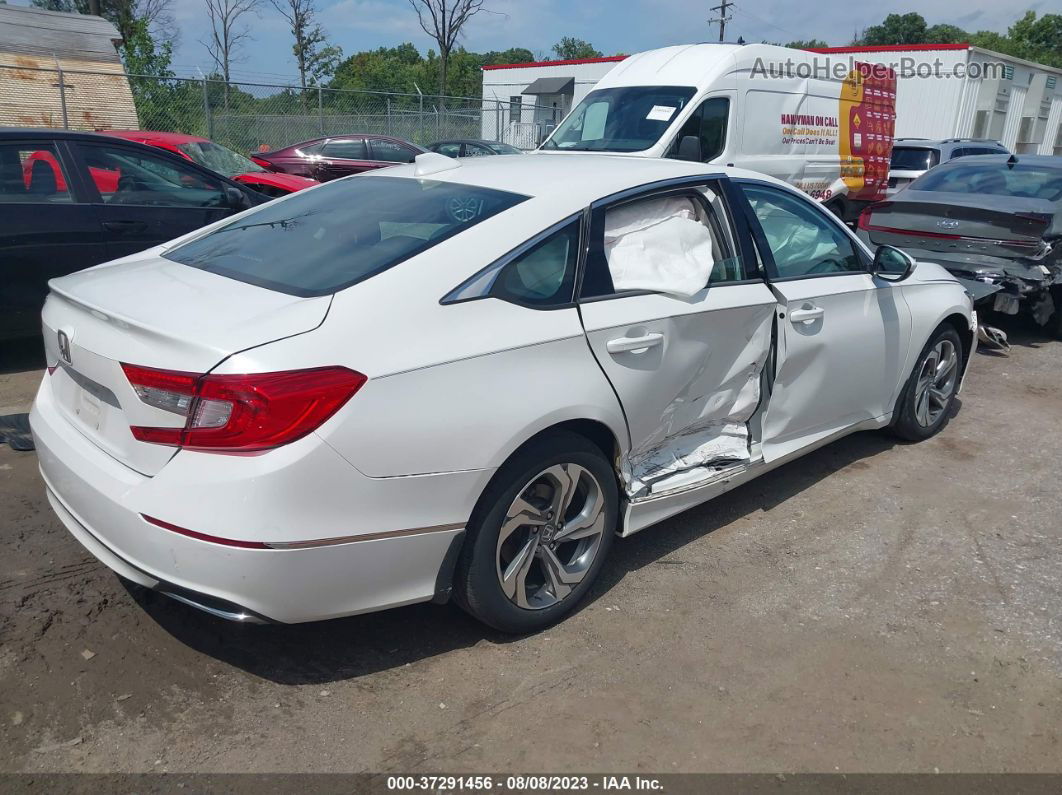 2019 Honda Accord Sedan Ex 1.5t White vin: 1HGCV1F45KA104299