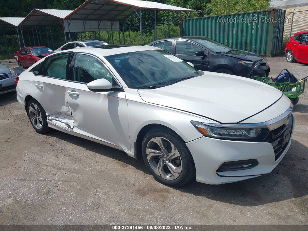 2019 Honda Accord Sedan Ex 1.5t White vin: 1HGCV1F45KA104299