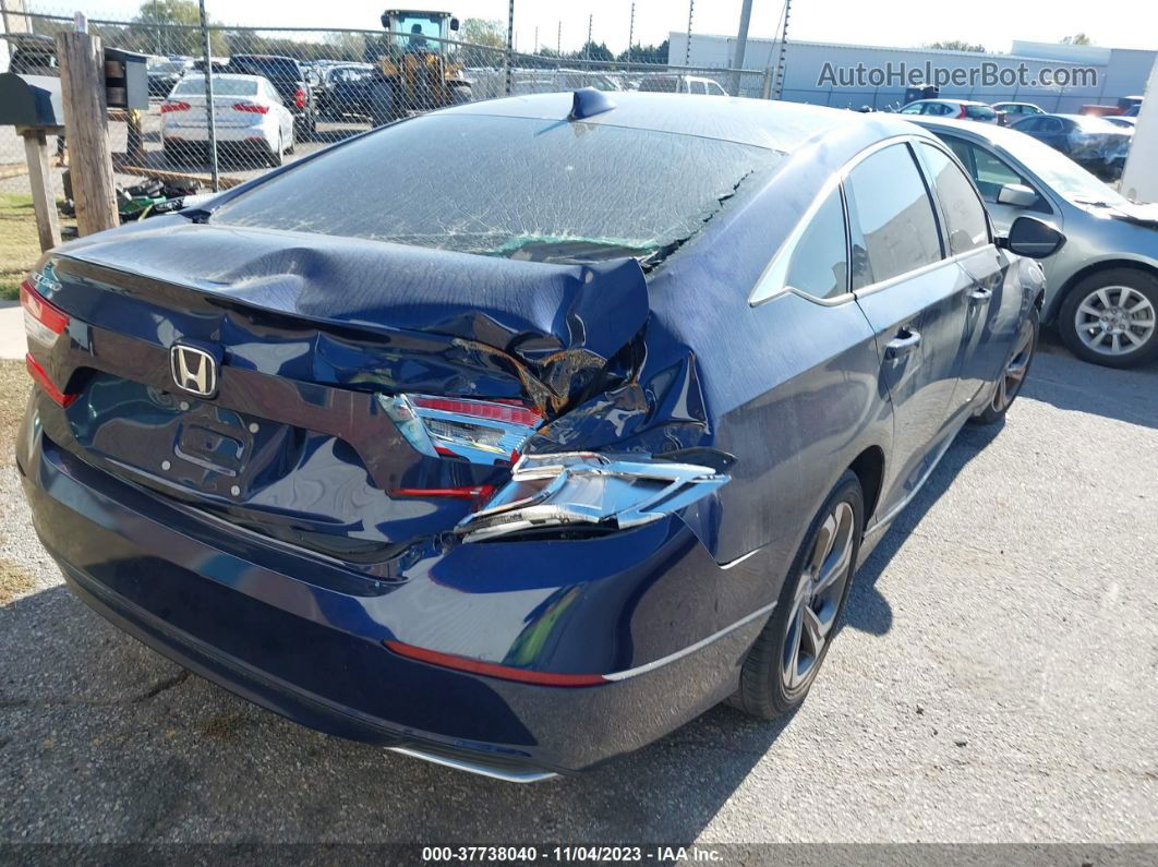 2018 Honda Accord Ex Blue vin: 1HGCV1F46JA081694