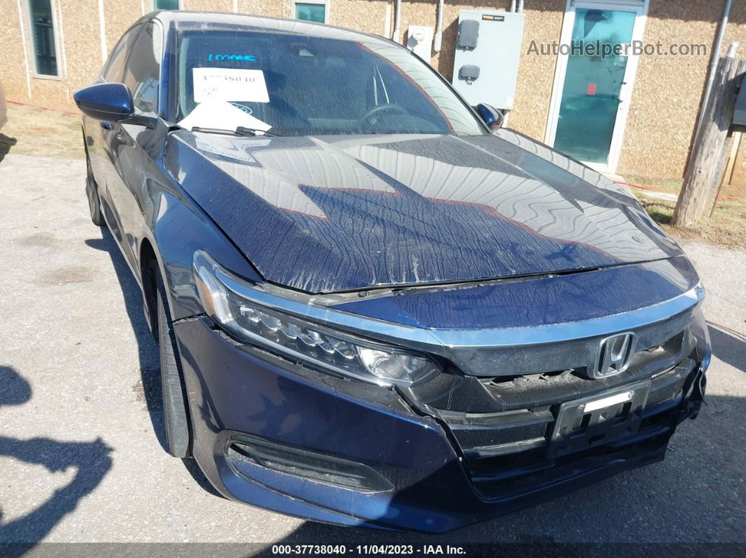 2018 Honda Accord Ex Blue vin: 1HGCV1F46JA081694