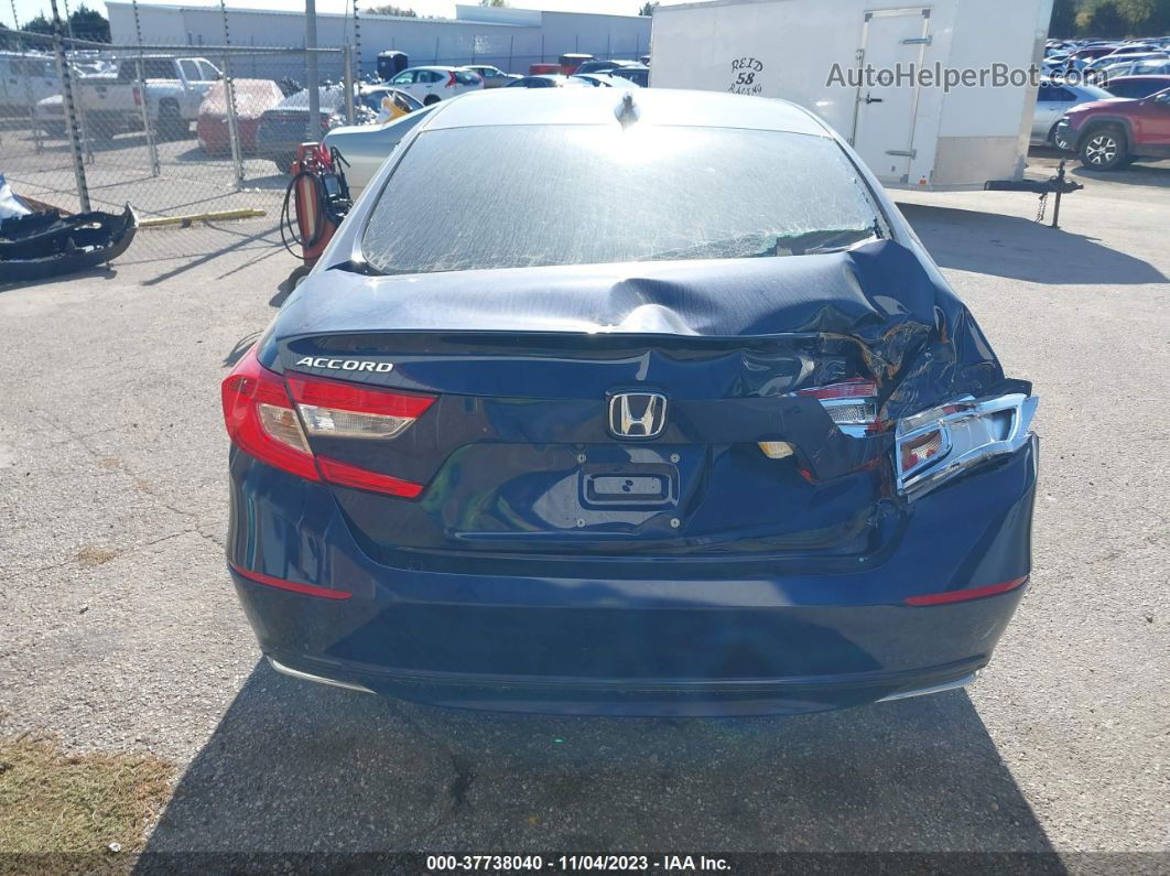 2018 Honda Accord Ex Blue vin: 1HGCV1F46JA081694