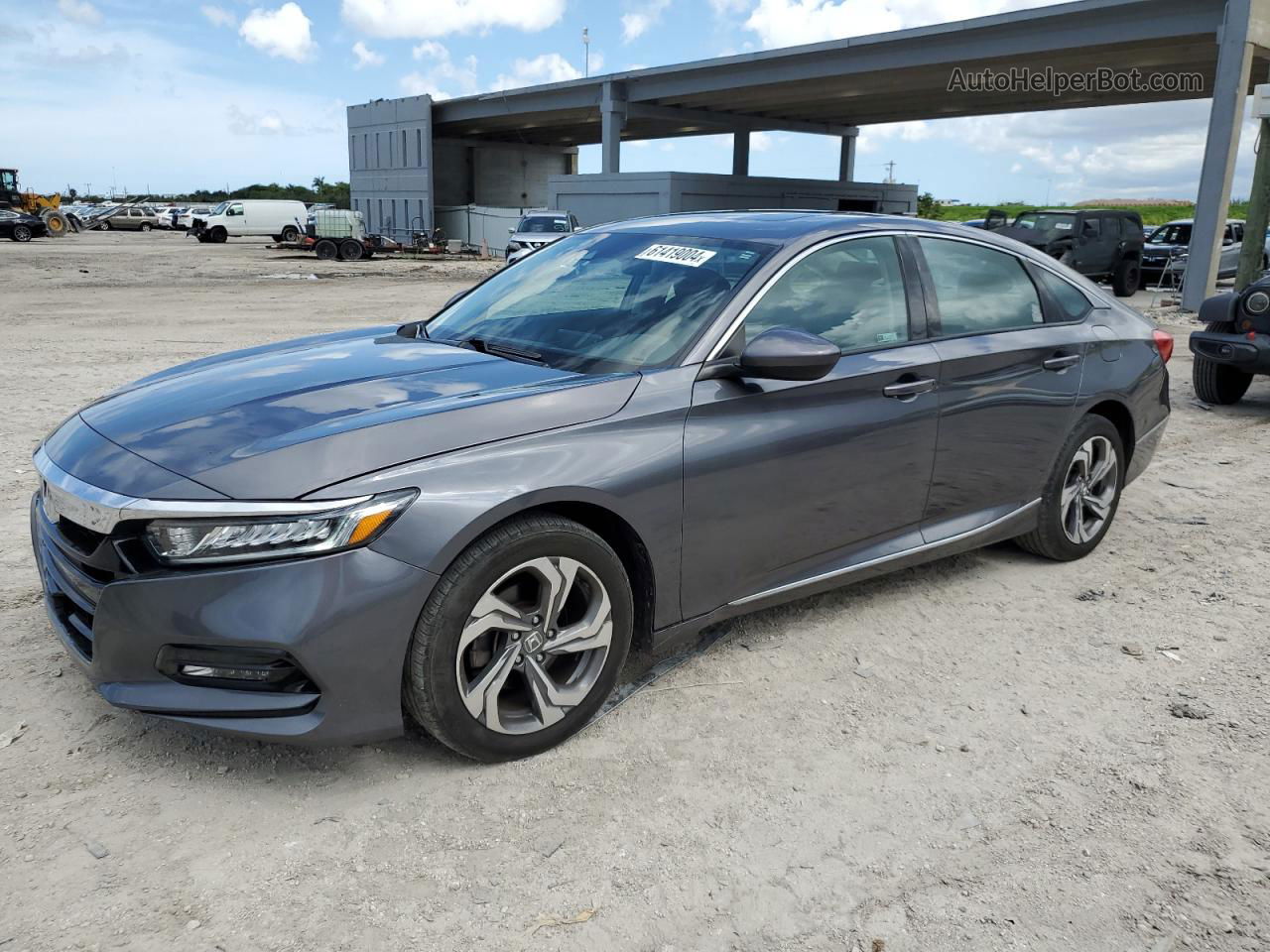 2018 Honda Accord Ex Gray vin: 1HGCV1F46JA168642