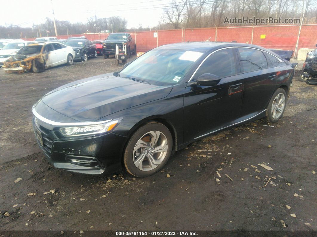 2018 Honda Accord Sedan Ex 1.5t Black vin: 1HGCV1F46JA225499