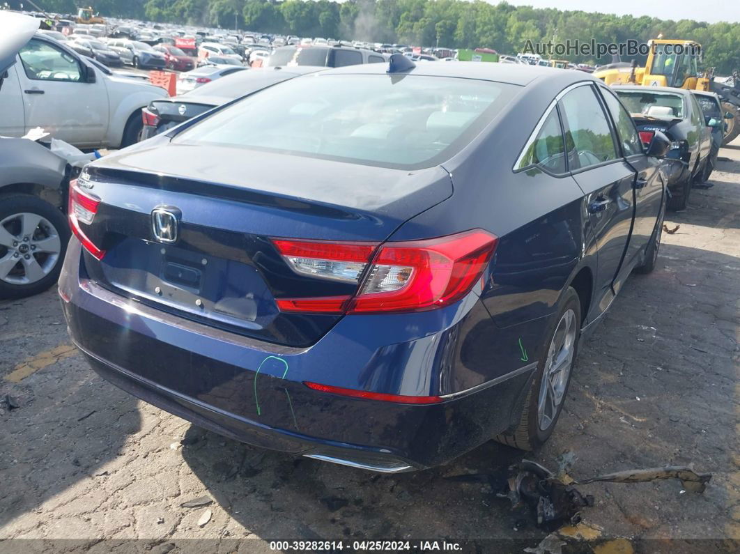 2019 Honda Accord Ex Blue vin: 1HGCV1F47KA011123