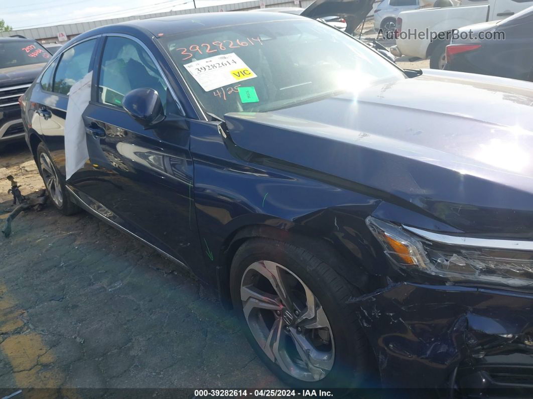 2019 Honda Accord Ex Blue vin: 1HGCV1F47KA011123