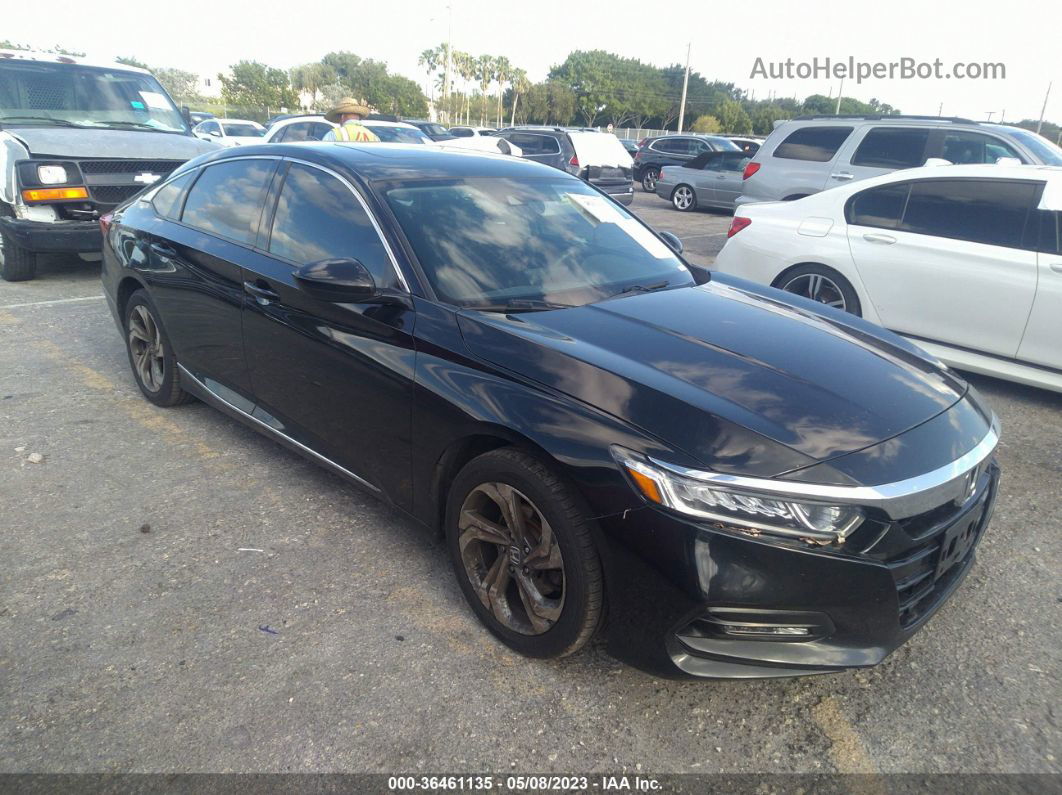 2018 Honda Accord Sedan Ex 1.5t Black vin: 1HGCV1F48JA065965