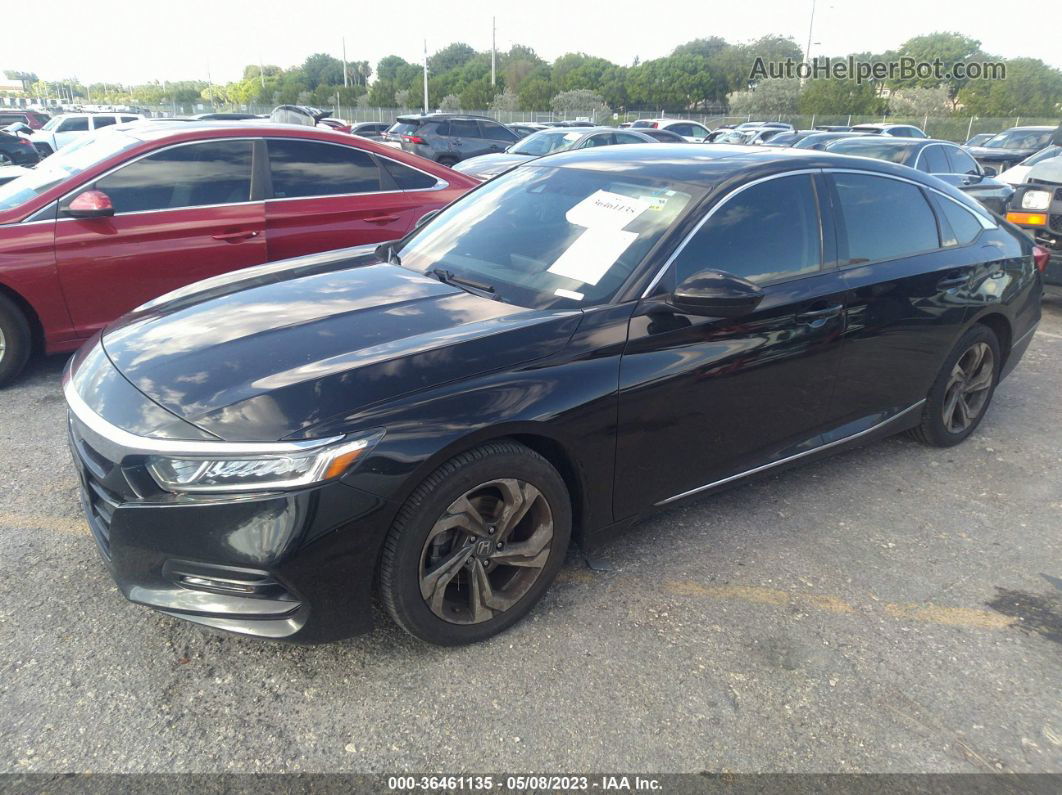 2018 Honda Accord Sedan Ex 1.5t Black vin: 1HGCV1F48JA065965