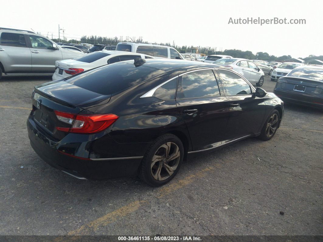 2018 Honda Accord Sedan Ex 1.5t Black vin: 1HGCV1F48JA065965