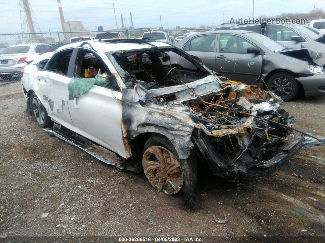 2019 Honda Accord Ex White vin: 1HGCV1F48KA086767