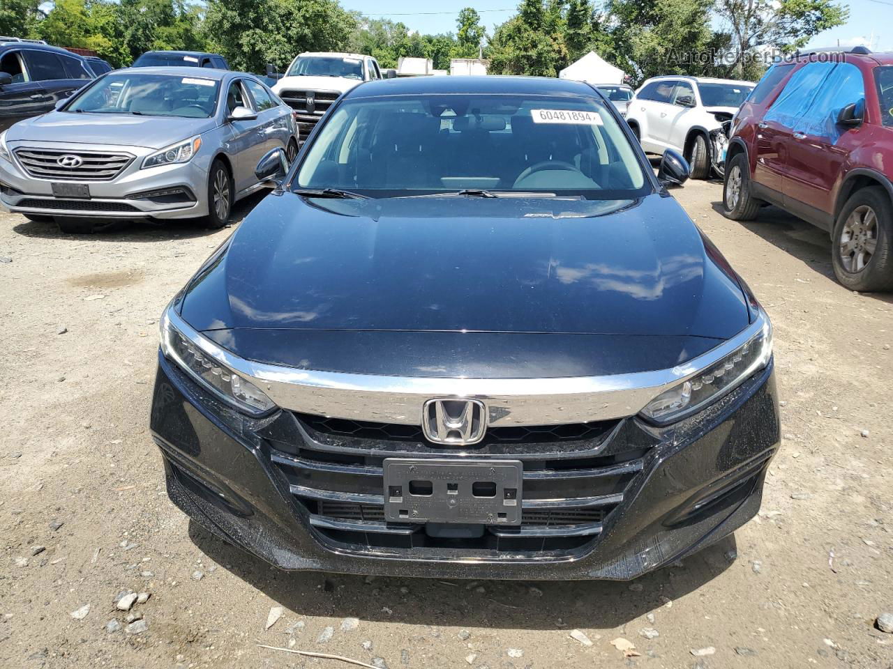 2019 Honda Accord Ex Black vin: 1HGCV1F48KA092858