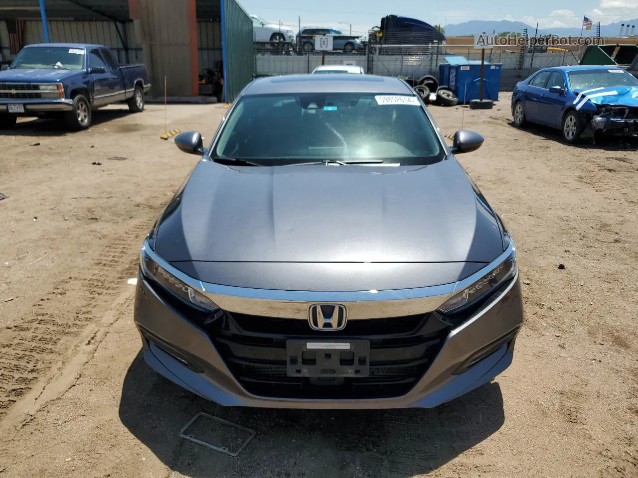 2018 Honda Accord Ex Gray vin: 1HGCV1F49JA037477