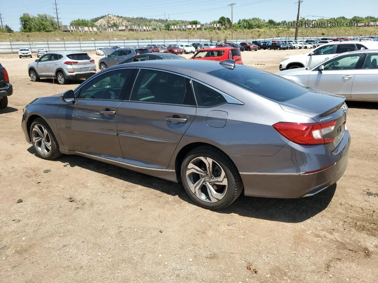 2018 Honda Accord Ex Gray vin: 1HGCV1F49JA037477