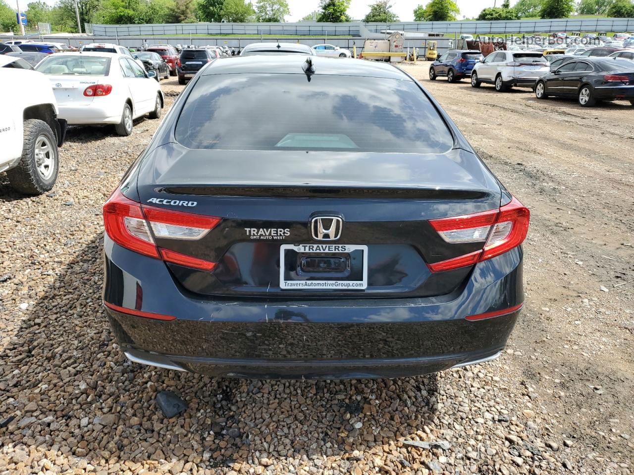 2018 Honda Accord Ex Черный vin: 1HGCV1F49JA157988