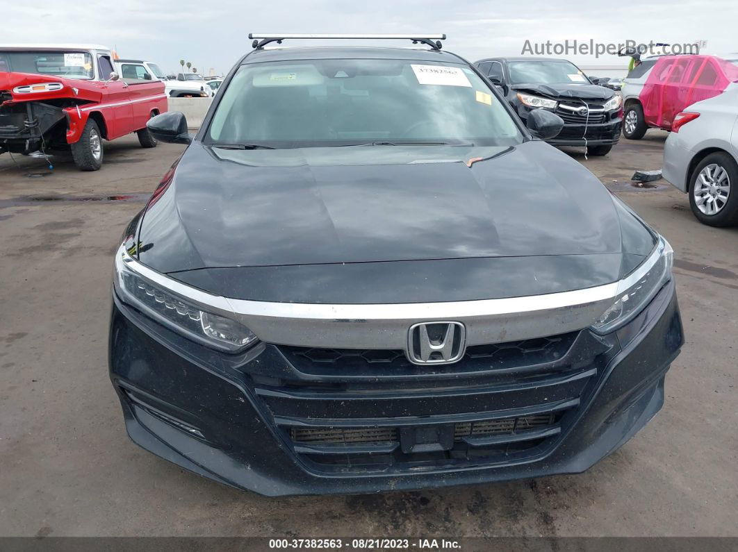 2018 Honda Accord Ex Black vin: 1HGCV1F49JA225433