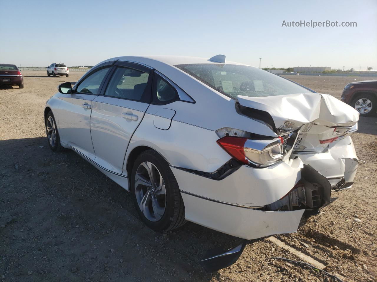 2018 Honda Accord Ex White vin: 1HGCV1F49JA261767