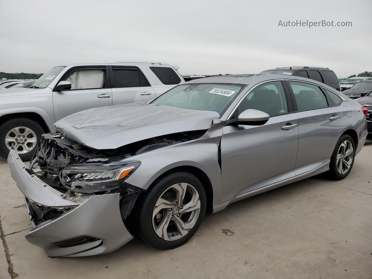 2019 Honda Accord Ex Silver vin: 1HGCV1F49KA033804