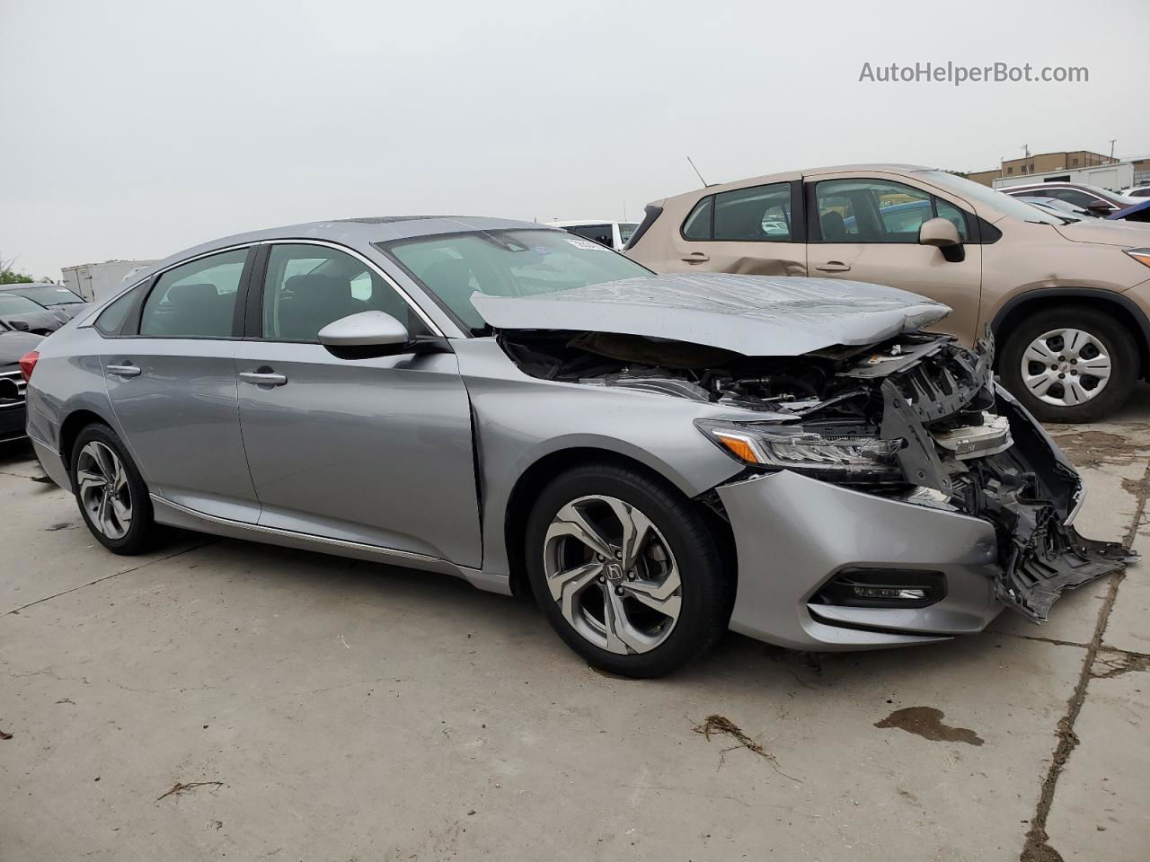 2019 Honda Accord Ex Silver vin: 1HGCV1F49KA033804