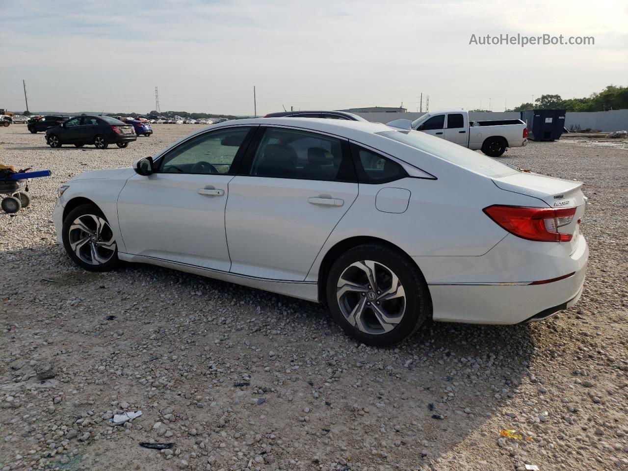 2019 Honda Accord Ex White vin: 1HGCV1F49KA162206