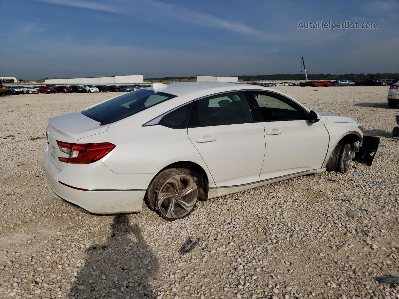 2019 Honda Accord Ex White vin: 1HGCV1F49KA162206