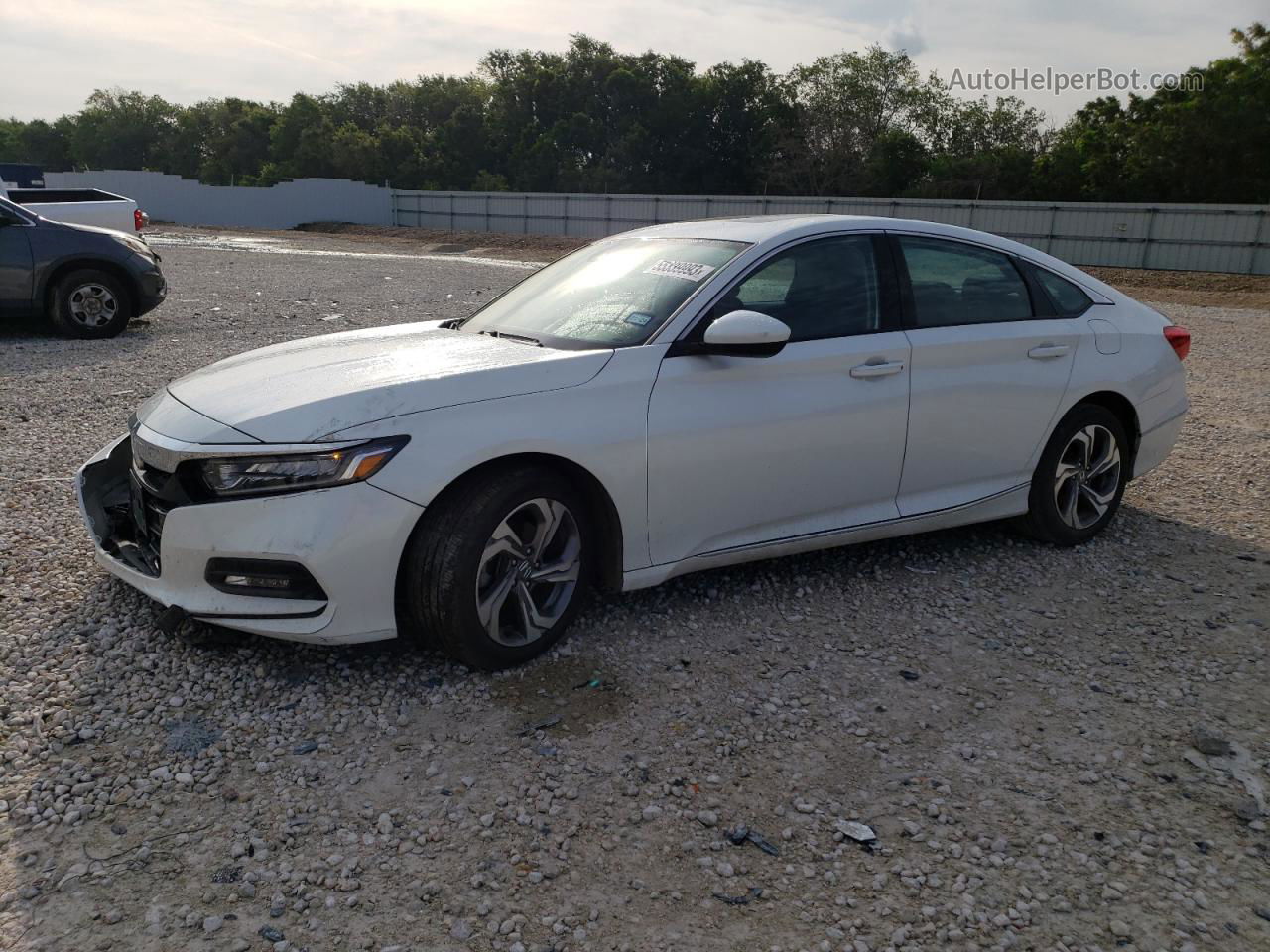 2019 Honda Accord Ex White vin: 1HGCV1F49KA162206