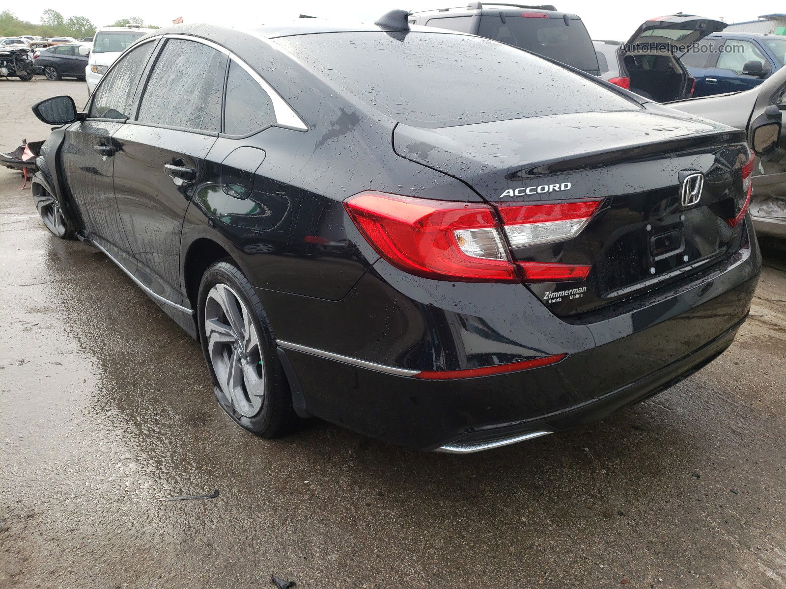 2020 Honda Accord Ex Черный vin: 1HGCV1F49LA037367