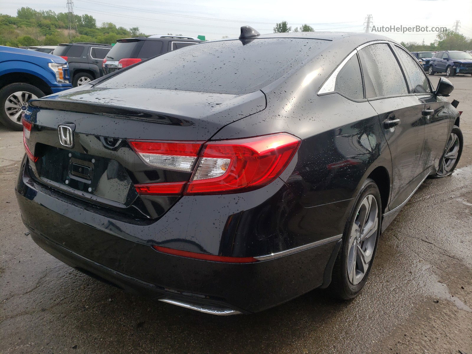 2020 Honda Accord Ex Black vin: 1HGCV1F49LA037367