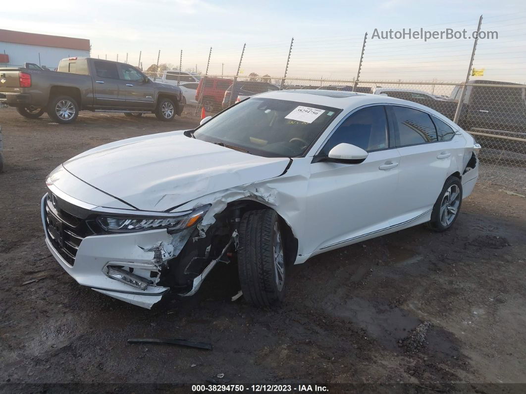 2020 Honda Accord Ex White vin: 1HGCV1F4XLA111671