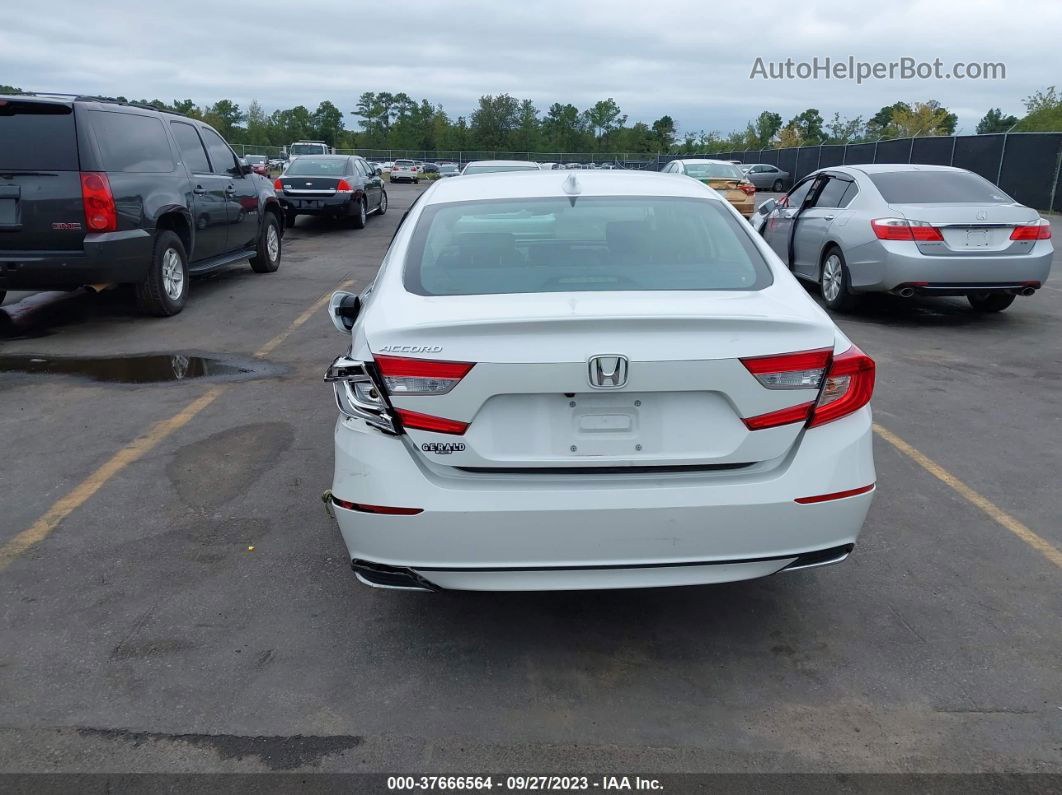 2020 Honda Accord Ex White vin: 1HGCV1F4XLA142953