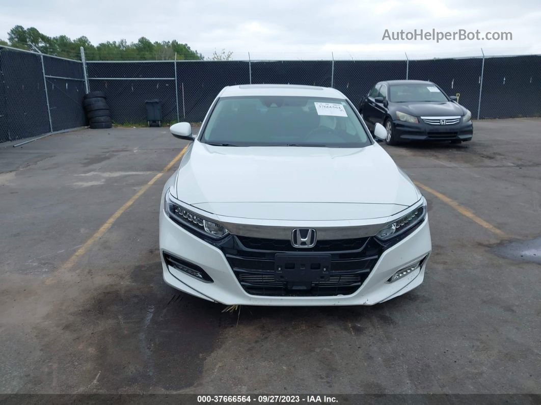 2020 Honda Accord Ex White vin: 1HGCV1F4XLA142953