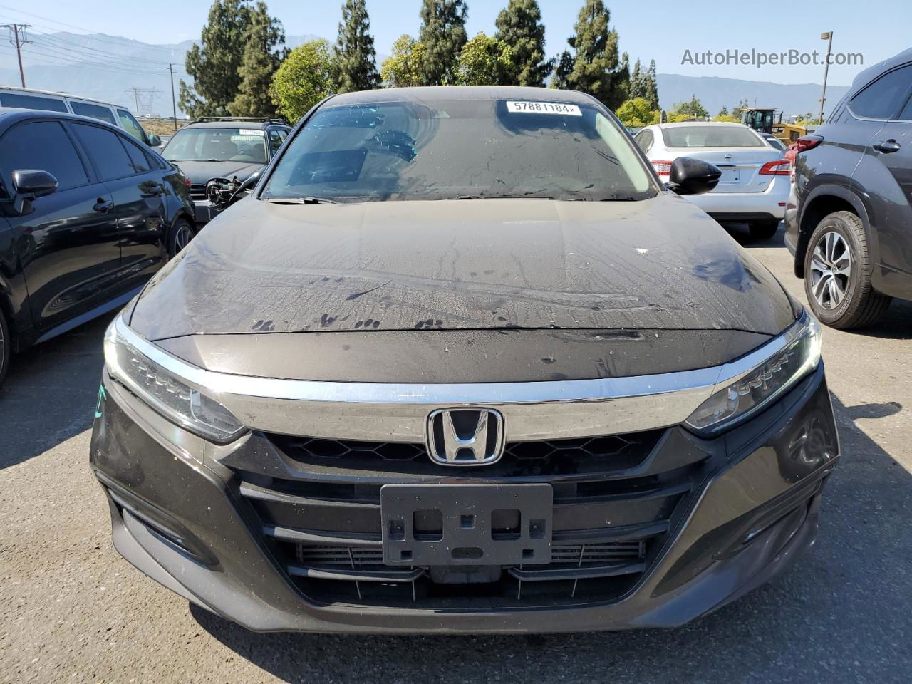 2018 Honda Accord Exl Черный vin: 1HGCV1F50JA057254