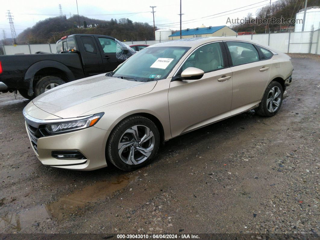 2018 Honda Accord Ex-l Beige vin: 1HGCV1F50JA074913