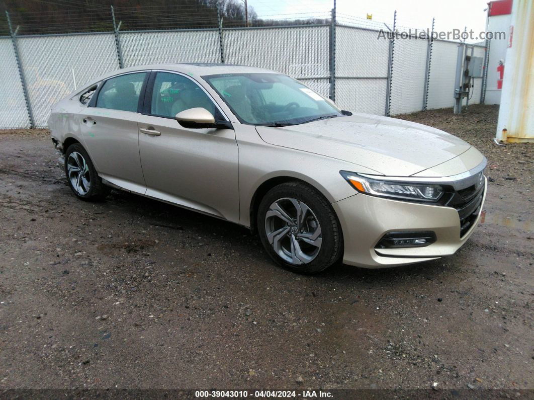 2018 Honda Accord Ex-l Beige vin: 1HGCV1F50JA074913