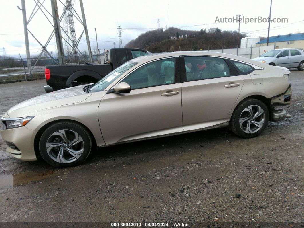 2018 Honda Accord Ex-l Beige vin: 1HGCV1F50JA074913