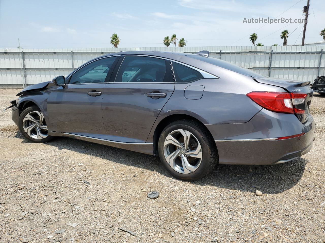 2019 Honda Accord Exl Серый vin: 1HGCV1F50KA073942