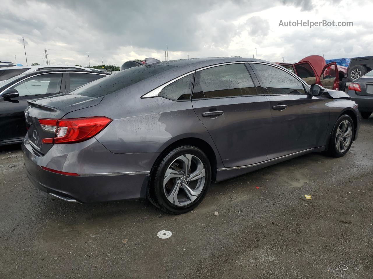 2019 Honda Accord Exl Серый vin: 1HGCV1F50KA082513