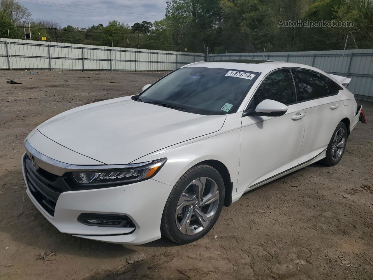 2020 Honda Accord Exl White vin: 1HGCV1F50LA076129